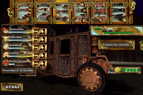 Steampunk Racing 3D screenshot 2