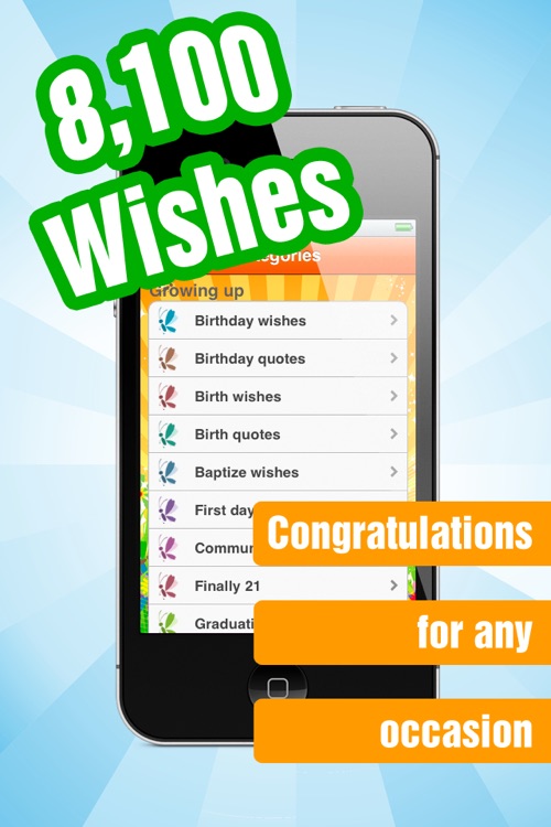 Congratulations - Greetings, Quotes and Wishes for Every Occasion like Easter, Mother's or Father's Day