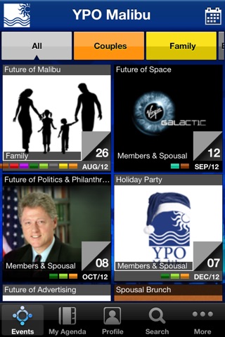 YPO Malibu Chapter, Event and Member Directory screenshot 2