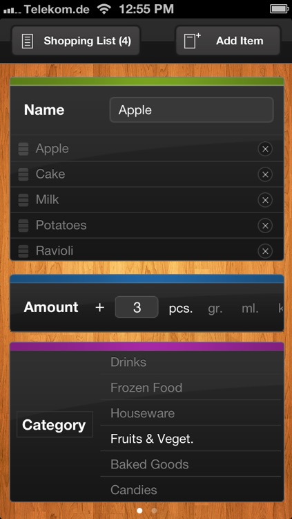 Shopping List (Grocery List)