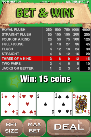 Pharaoh’s Mega Poker FREE - Classic Card Game plus Bonus Gambling screenshot 2