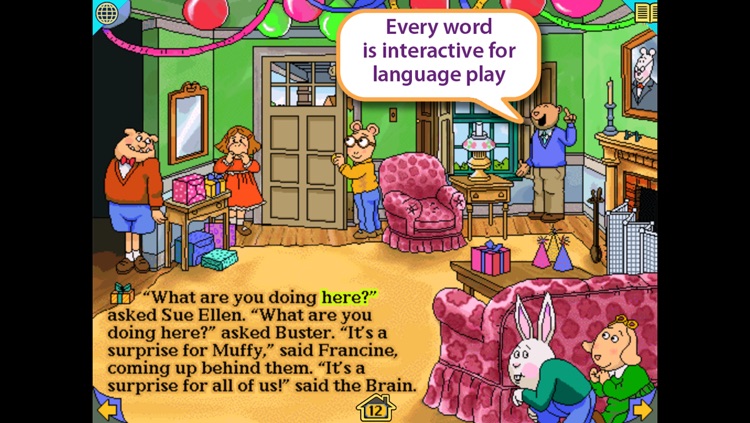 Arthur’s Birthday – Wanderful interactive storybook in UK English and French
