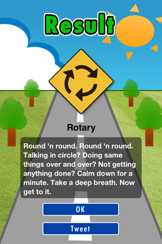 Road Sign Personality Test screenshot 4