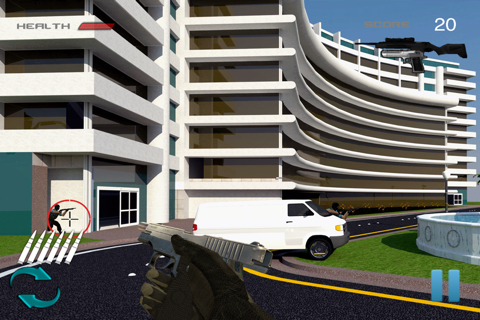 Casino Gangster War - Sniper Vision Free screenshot 4