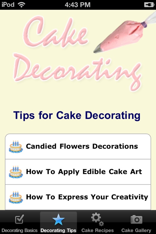 Cake Decorating Tips