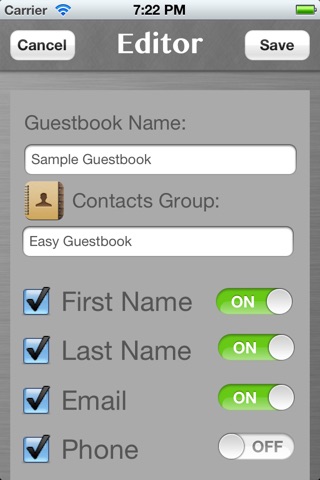 Easy Guestbook screenshot 3