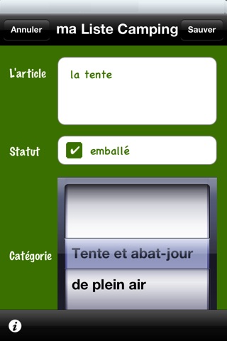 my Camping List screenshot 3