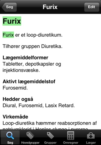 Lægemidler screenshot 3