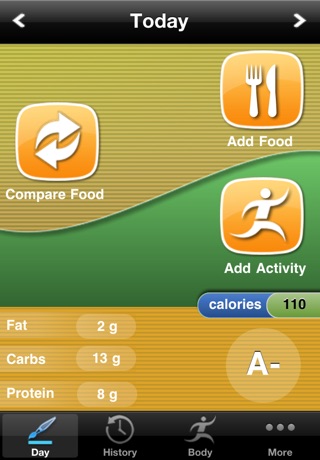 Good Food-Bad Food, food advisor & calorie tracker Screenshot 1