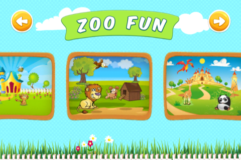ZooFun Free - Animal Sounds and Matching Game for Kids screenshot 2
