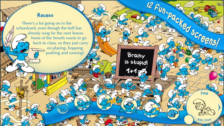 The Smurfs Hide & Seek with Baby