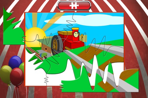 Trains Story Puzzles - The Little Engine Who Saved the Carnival! screenshot 2