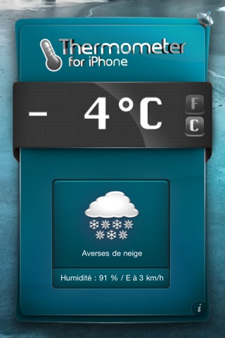 Thermometer/Weather for iPhone & iTouch screenshot 2