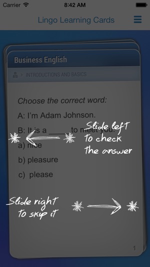 Learn Business English Easily with Lingo Learning Memo Cards(圖2)-速報App