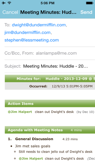 How to cancel & delete Less Meeting - Meeting Minutes, To-dos, Scheduling & more from iphone & ipad 4