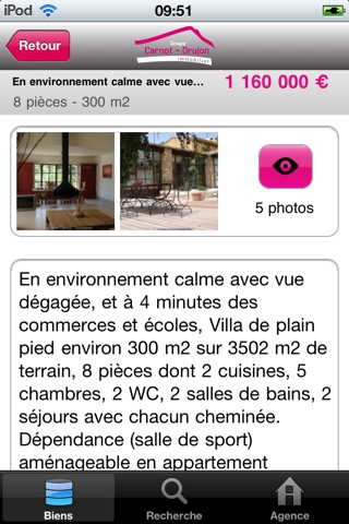 Carnot-Drujon Immobilier. screenshot 3