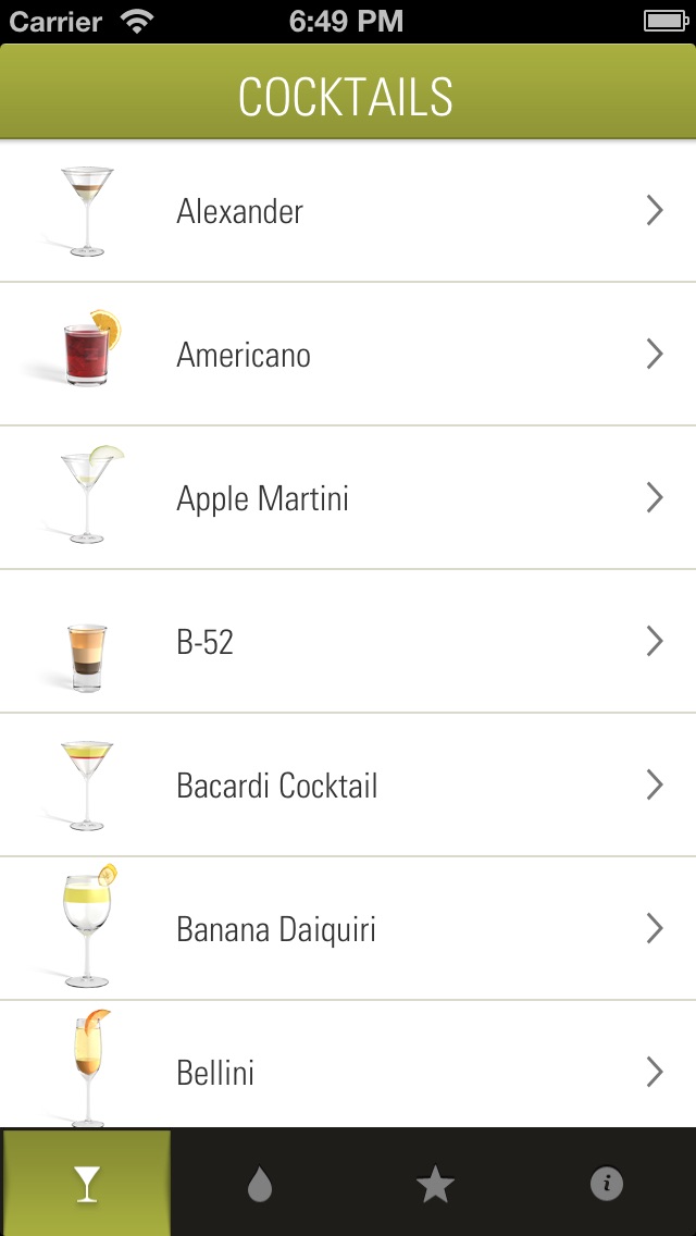 The Cocktail App screenshot1