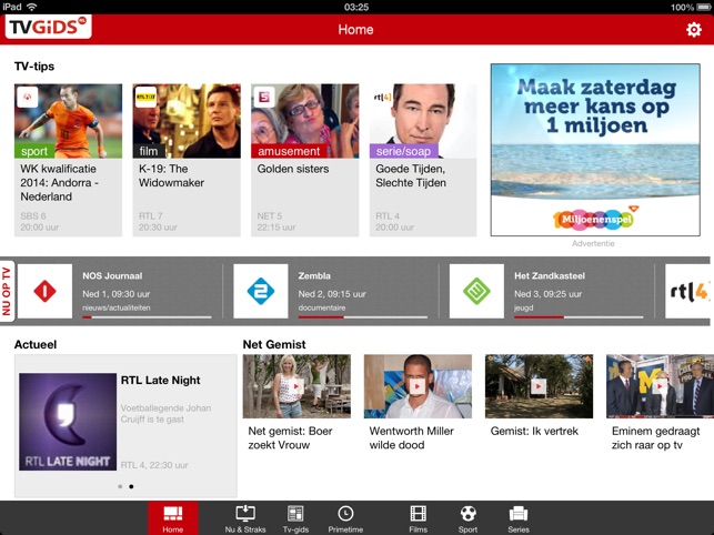 TVGids.nl voor iPad(圖1)-速報App