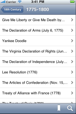 US Historical Documents & Speeches screenshot 2