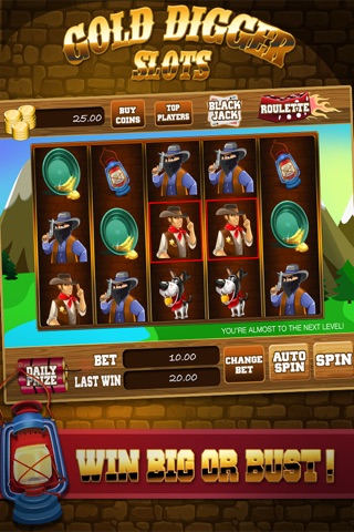 A Gold Digger Slots - 777 Jackpot Journey With Fun Casino Slot Machine Games Free screenshot 3