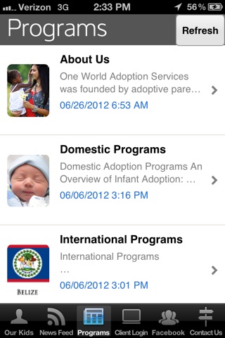 One World Adoptions screenshot 2