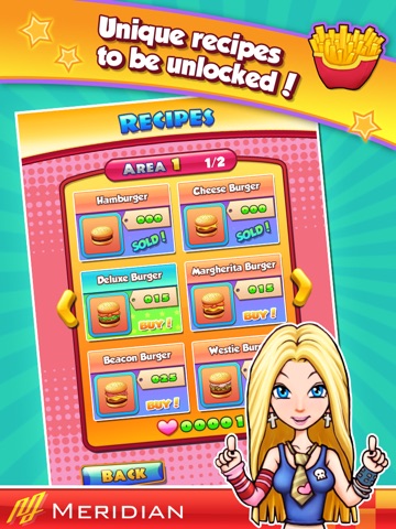 Amy's Burger Shop 2 Premium for iPad screenshot 2