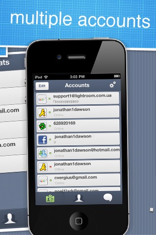 TalkRoom - Multiservice instant messenger screenshot 3