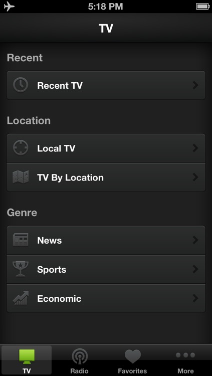 OStream - Watching live TV and listen to live radio around the world