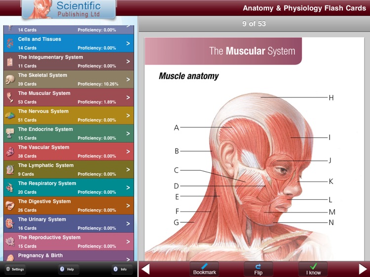 anatomy and physiology intro flash cards