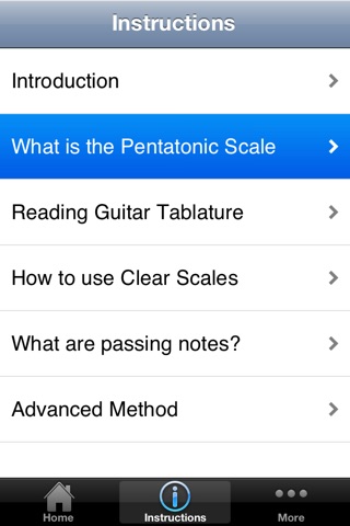 Clear Scales: Easy-to-Read Pentatonic Charts for Learning Guitar screenshot 3