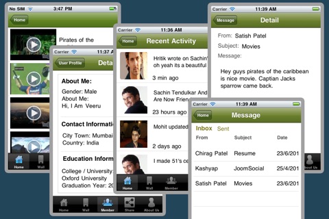 M-social screenshot 2