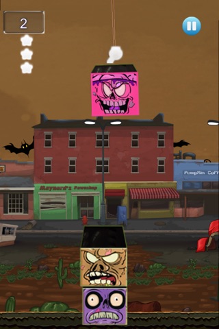 Zombie Tower Free - Building Blocks Stack Game screenshot 2