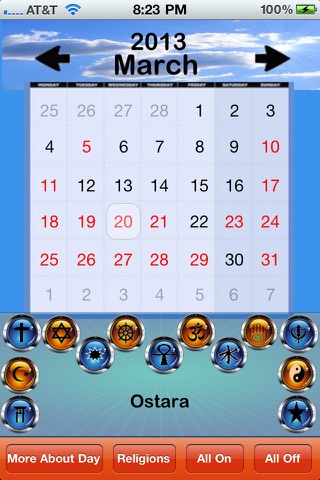 Spiritual Calendar screenshot 4