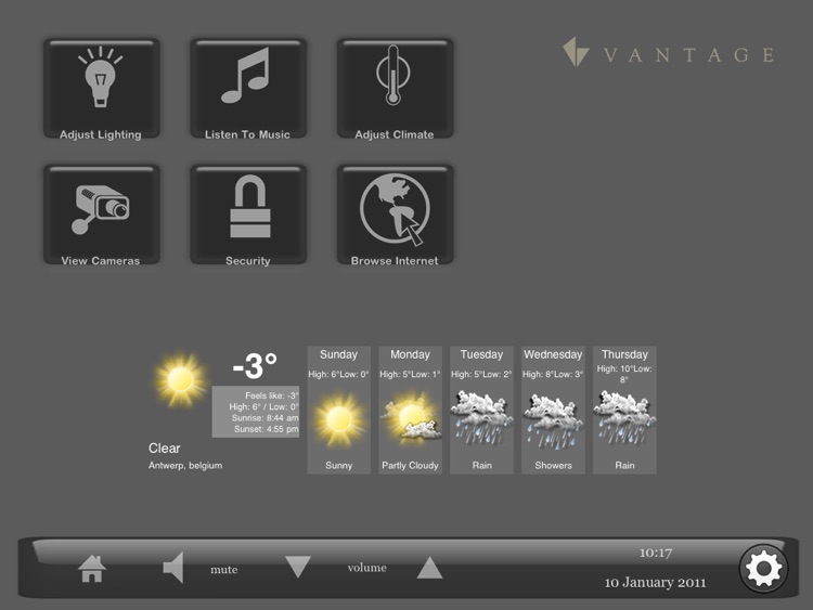 Vantage EMEA Home Control Gen 2