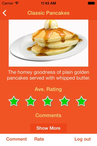 Pancake House App screenshot 3