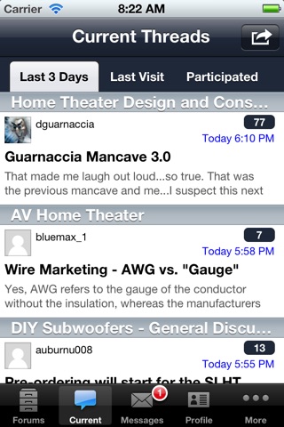 Home Theater Shack - Forums screenshot 2