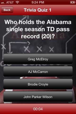 Alabama Football - Crimson Tide News, Schedule, Scores, and Trivia screenshot 4