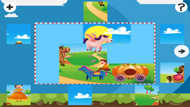 Puzzle The Fairy Tale World With Horses! Free Kids Learning (圖2)-速報App