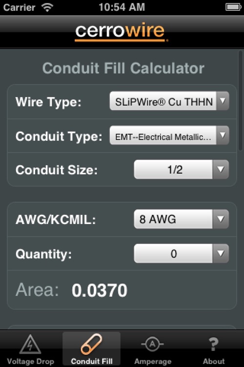 Cerrowire Electrical Calculator
