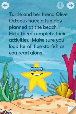 Turtle's Day at the Beach - Interactive Storybook for Kids screenshot 4