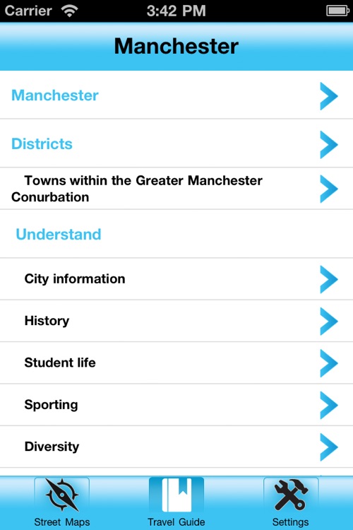 Manchester Street Map Offline