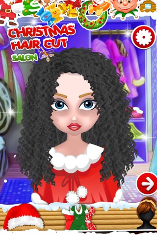 Christmas hair cut salon screenshot 3