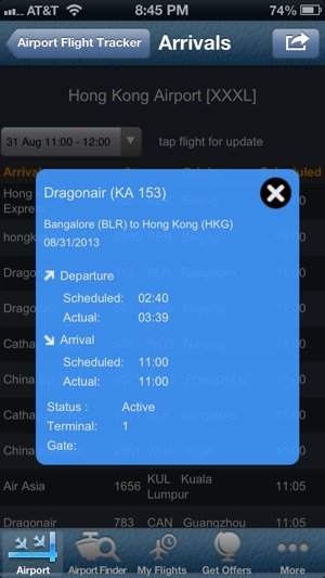 Hong Kong Airport + Flight Tracker Premium(圖2)-速報App