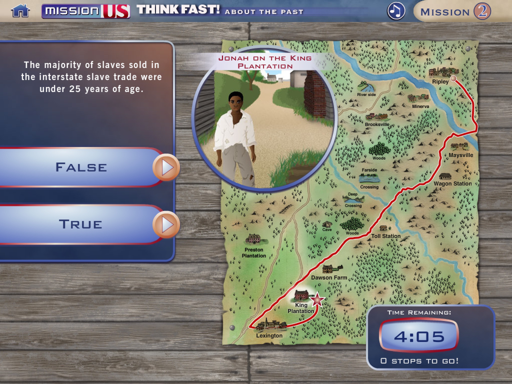 Mission US: Think Fast! About the Past screenshot 3