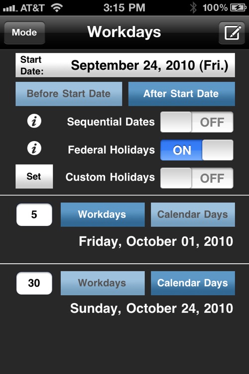 Workdays Free Business Date Calculator by Daniel Friedlander