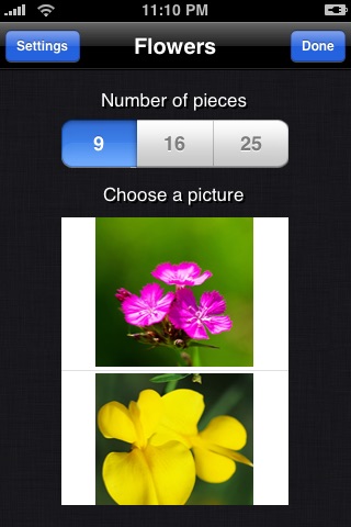 Bright Puzzles: Flowers Lite screenshot 3