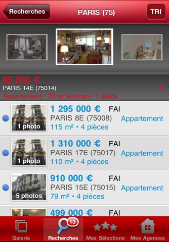 Annonces – Immobilières Paris : Achat,  vente et Location immobilier à Paris screenshot 3