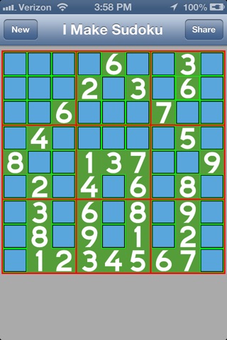 I Make Sudoku Free: Puzzle Maker screenshot 3
