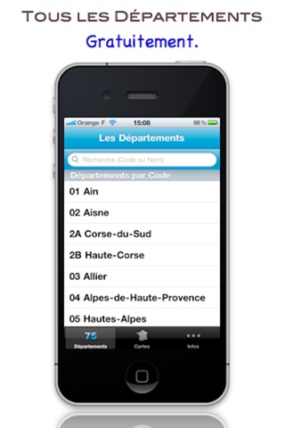 Les Départements App Originale screenshot 2