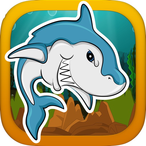 Slinky Slingshot Shark - A Sharptooth Catapult Game icon